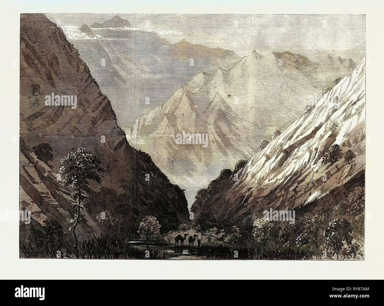 The Abyssinian Expedition: Tubboo the Fourth Halting Place in the ...