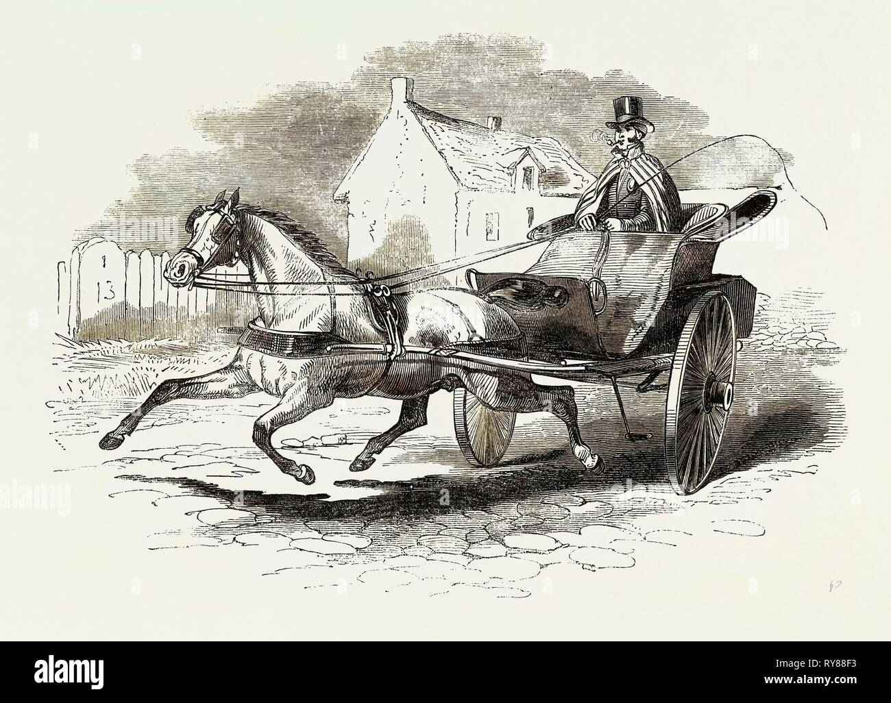Abstract Express from Paris to Boulogne, the Overland Indian Mail Stock ...