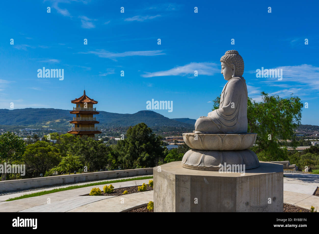 Nan Tien Temple, Berkeley Australia Stock Photo