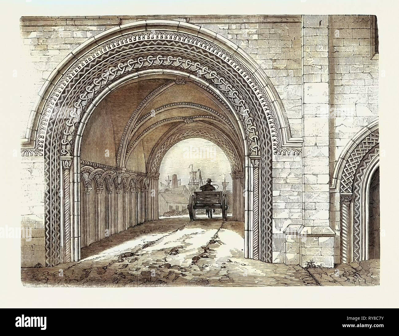The Abbey Gateway, Bristol Stock Photo