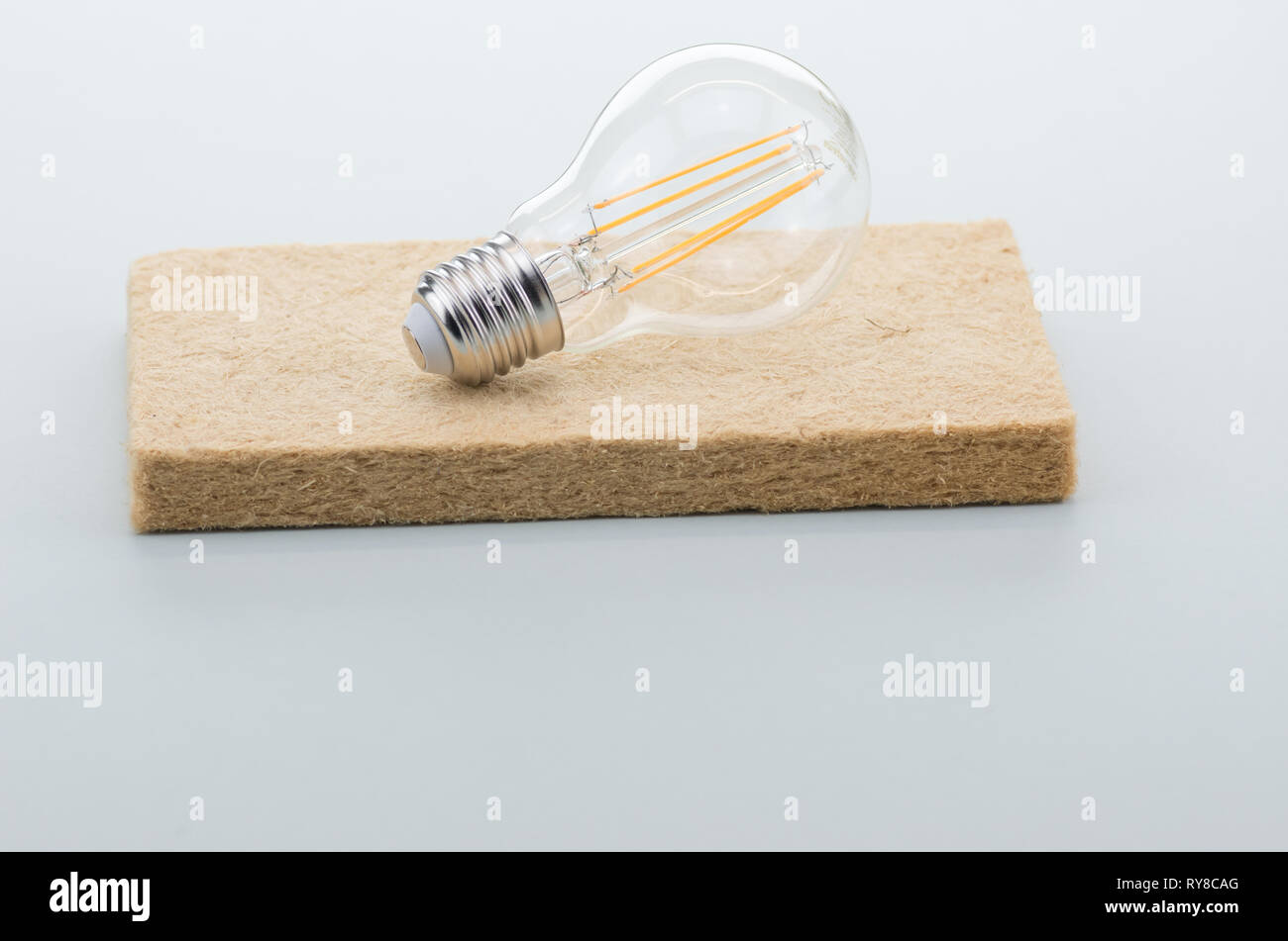 natural fibers wall insulating materials and led lamp - energy saving ...
