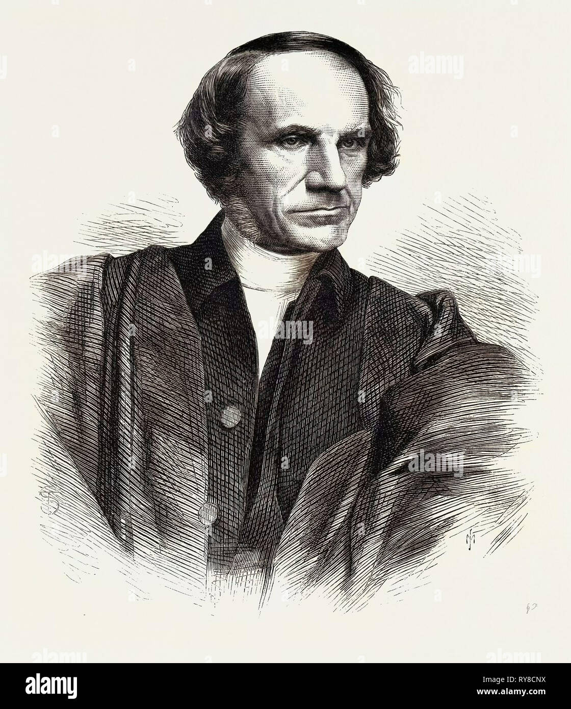 The Right Rev. Dr. Wordsworth of Lincoln 1869 UK Stock Photo Alamy