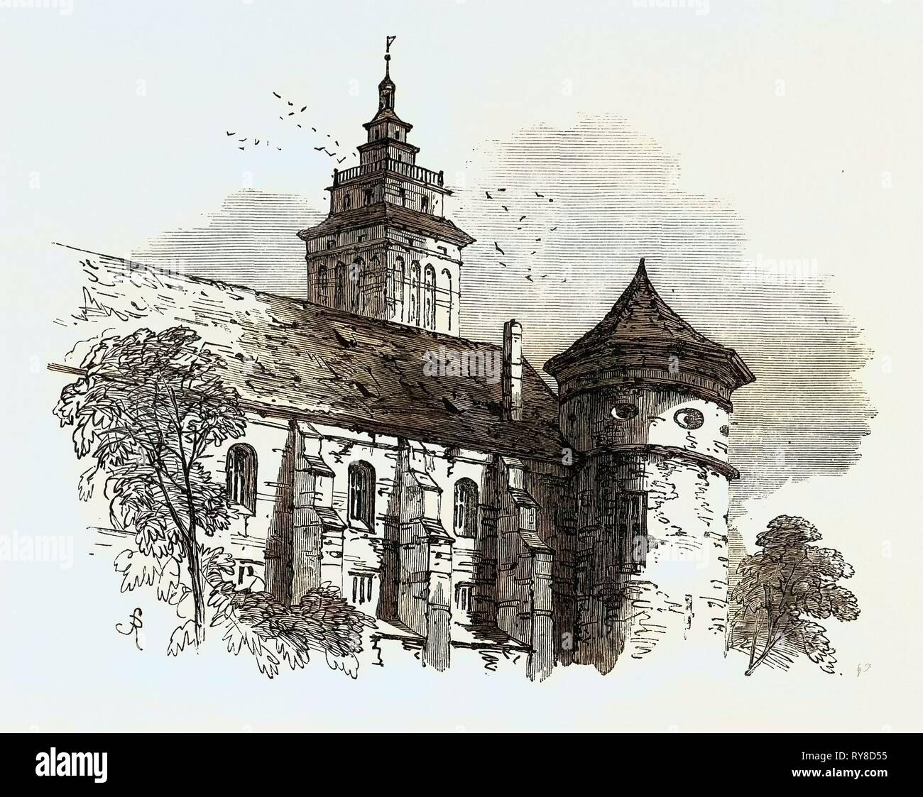 The Castle Königsberg Kaliningrad Russia 1869 Stock Photo