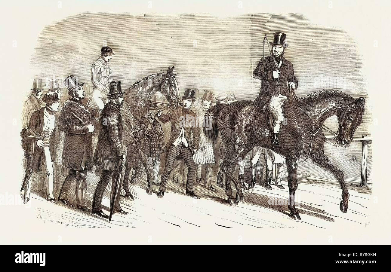 Stockwell, Winner of the St. Leger, Returning to Weigh, 1852 Stock Photo