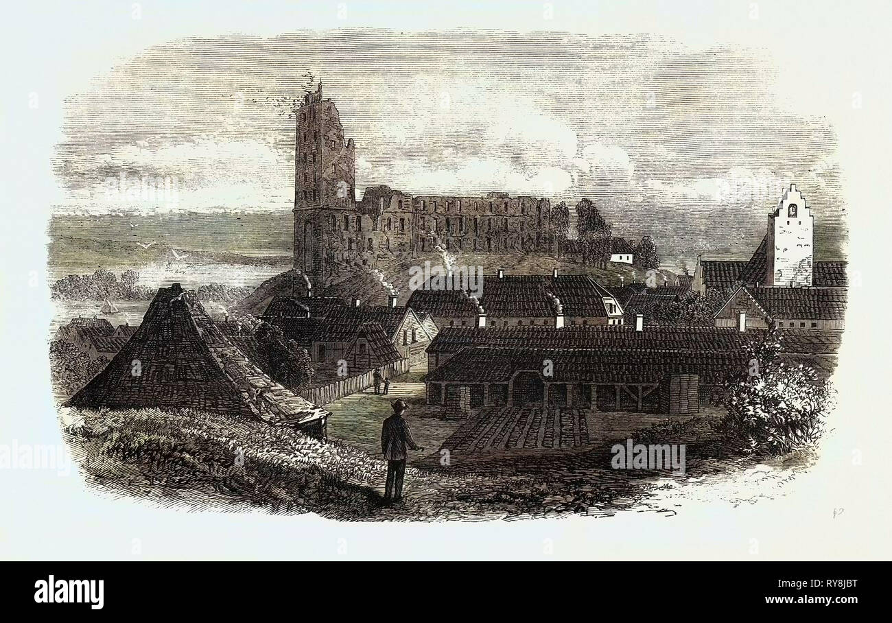 Koldinghus Castle Denmark 1871 Stock Photo