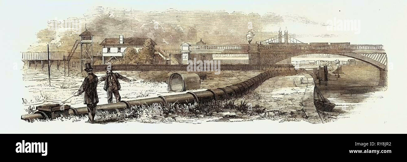 The Pneumatic Letter and Parcel Conveyance: The Despatch Tube at Battersea Stock Photo