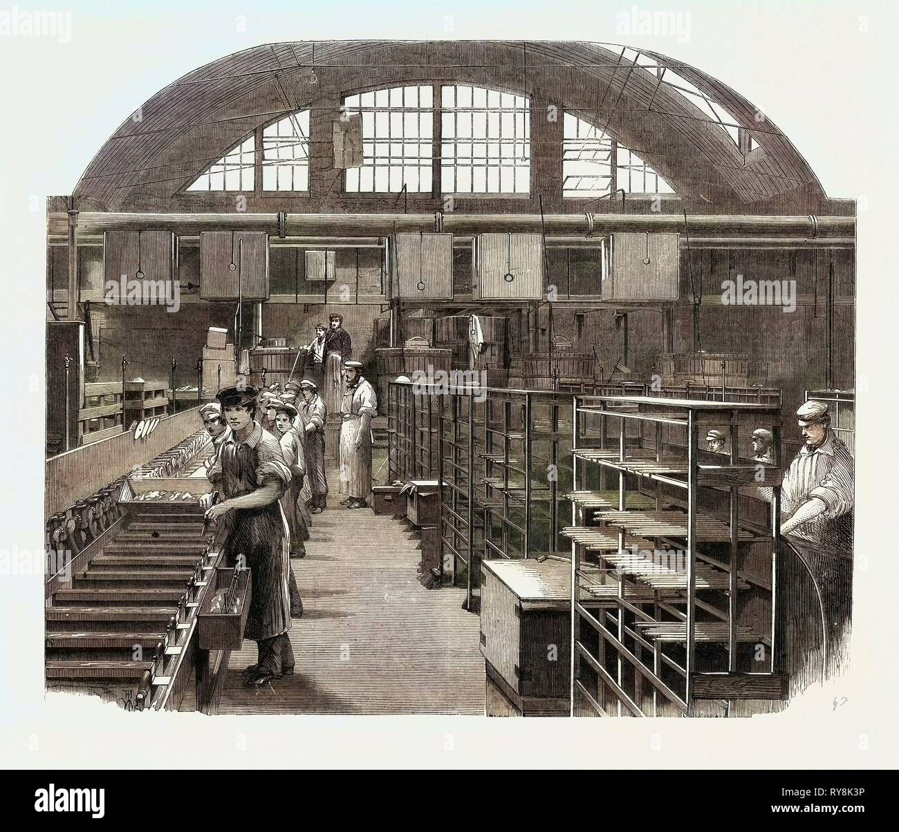 The Candle Room at Price's Patent Candle Manufactory Battersea Stock