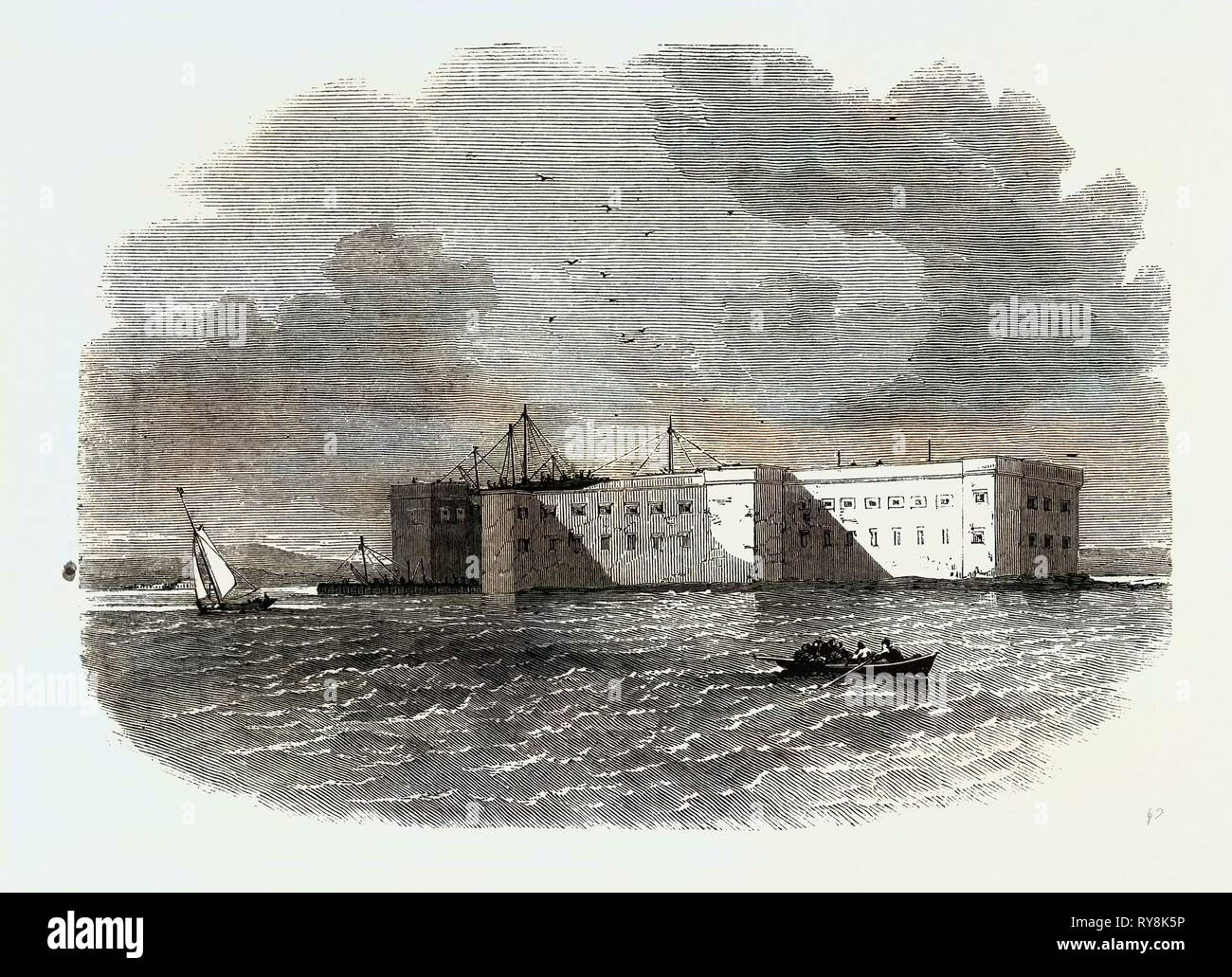 Fort Montgomery at Rowse's Point Lake Champlain Stock Photo Alamy