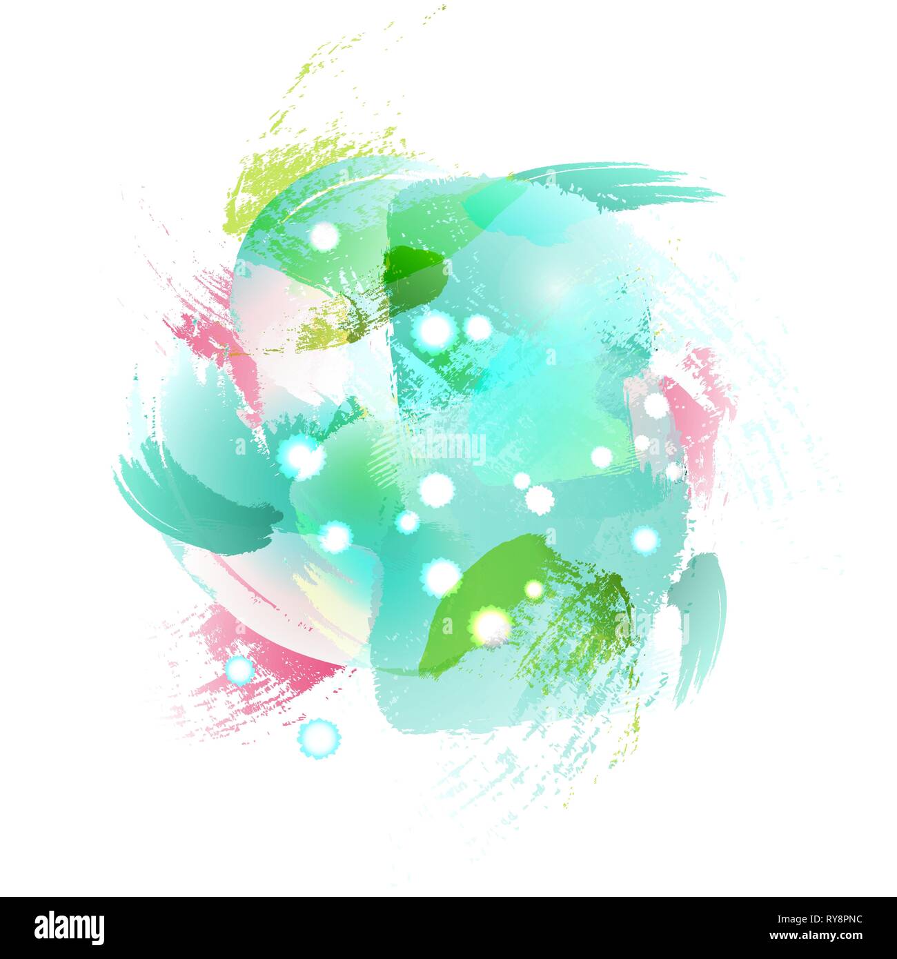 Background of abstract watercolor imitation pattern. Vector Stock Vector