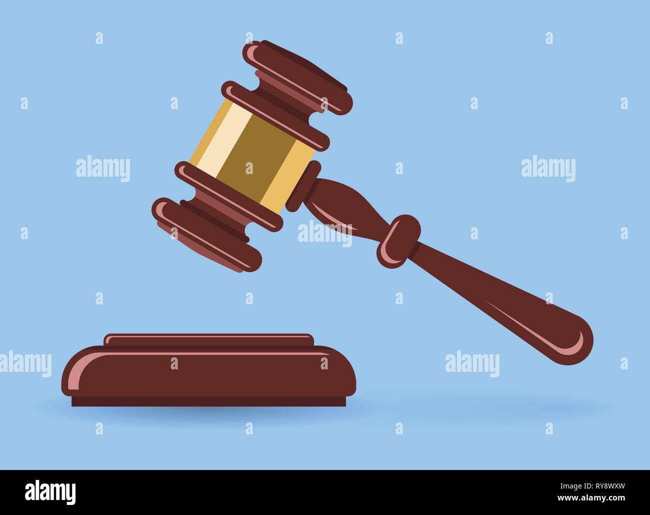 Judge Hammer Icon Auction Gavel Graphic by IrynaShancheva · Creative