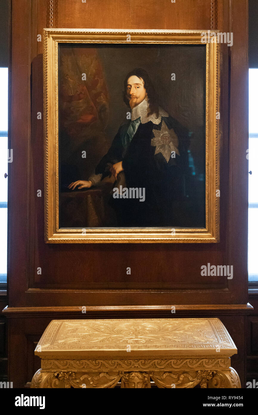 The Privy Chamber, Kensington Palace, London, Uk Stock Photo