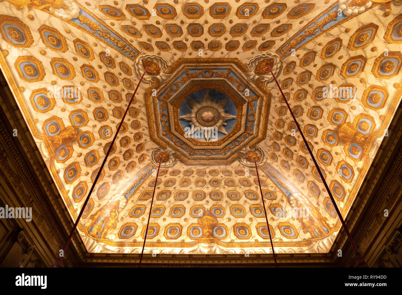 The Cupola room inside Kensington Palace, London, Uk Stock Photo Alamy