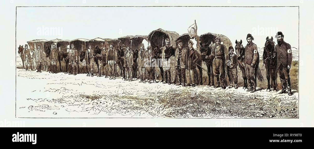 Dr. Stoker's Field Ambulance Corps (Stafford House Society), British in Turkey Stock Photo