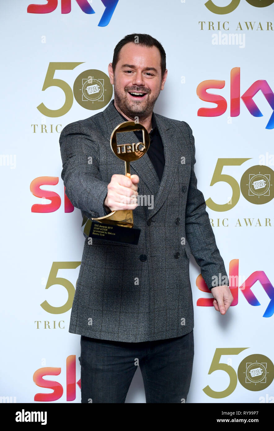 Danny Dyer attending the TRIC Awards 2019 50th Birthday Celebration