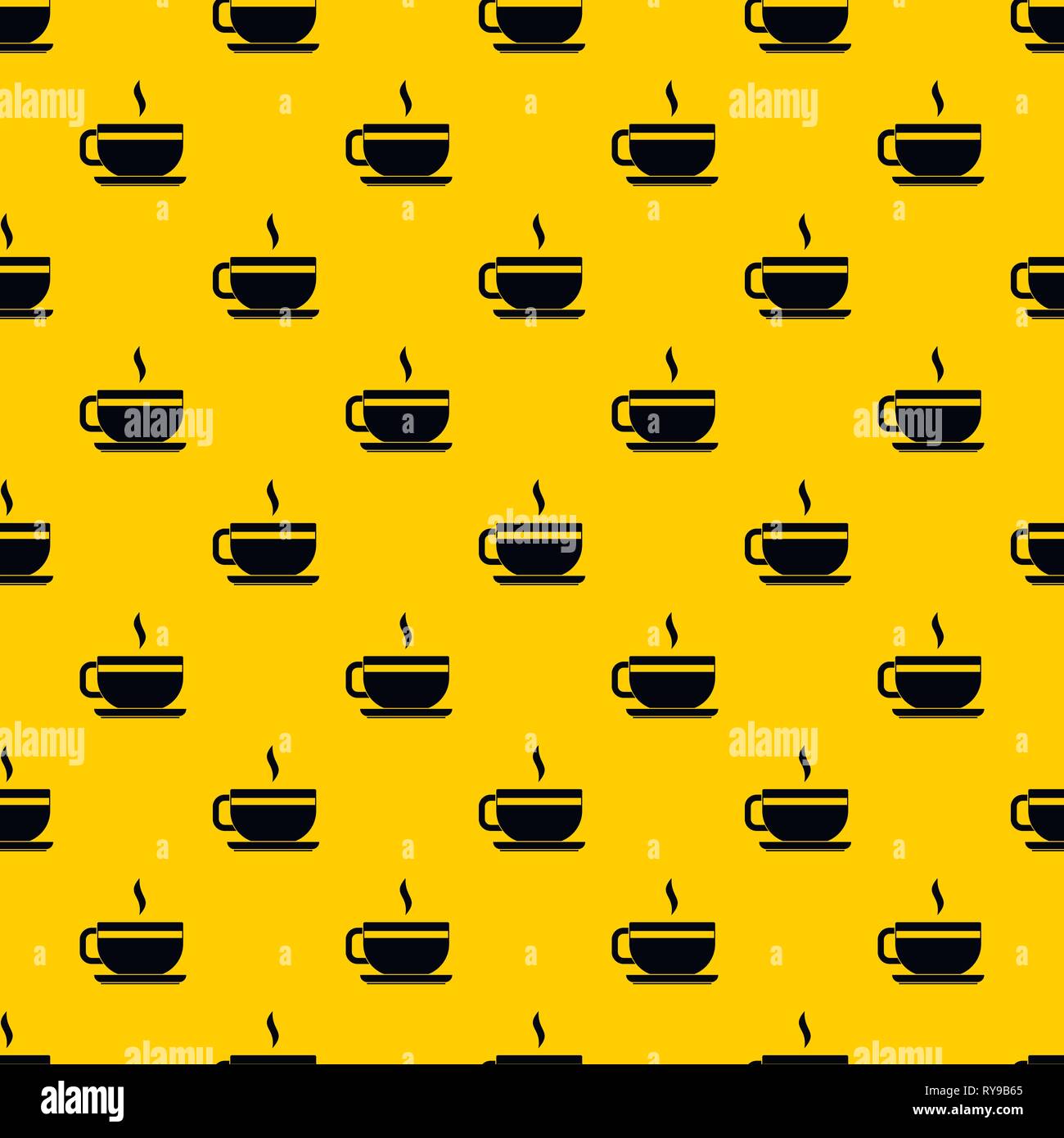 Tea cup and saucer pattern vector Stock Vector Image & Art Alamy