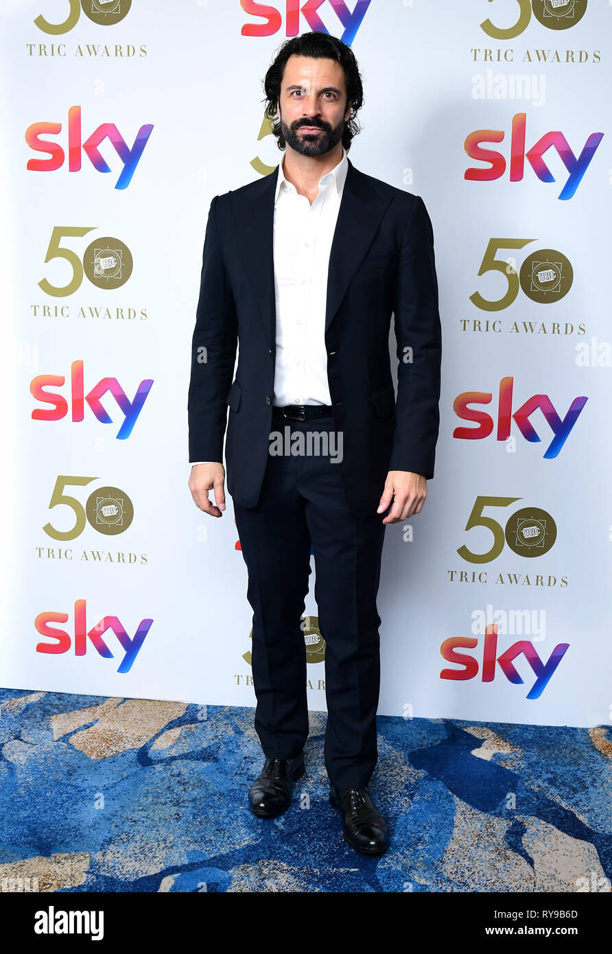Christian Vit attending the TRIC Awards 2019 50th Birthday Celebration held at the Grosvenor House Hotel, London. Stock Photo
