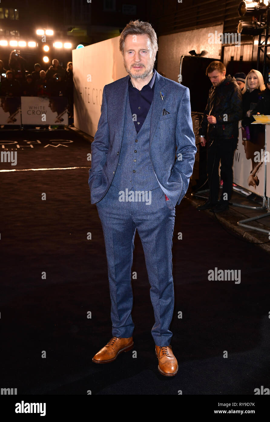 Liam Neeson attending The White Crow UK Premiere held at the