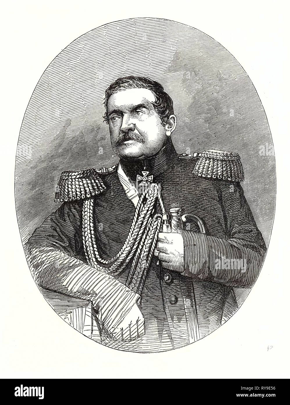 General Mouravieff. Nikolay Nikolayevich Muravyov-Amursky, Also Spelled As Nikolai Nikolaevich Muraviev-Amurskiy Was a Russian Statesman and Diplomat. Russia Stock Photo