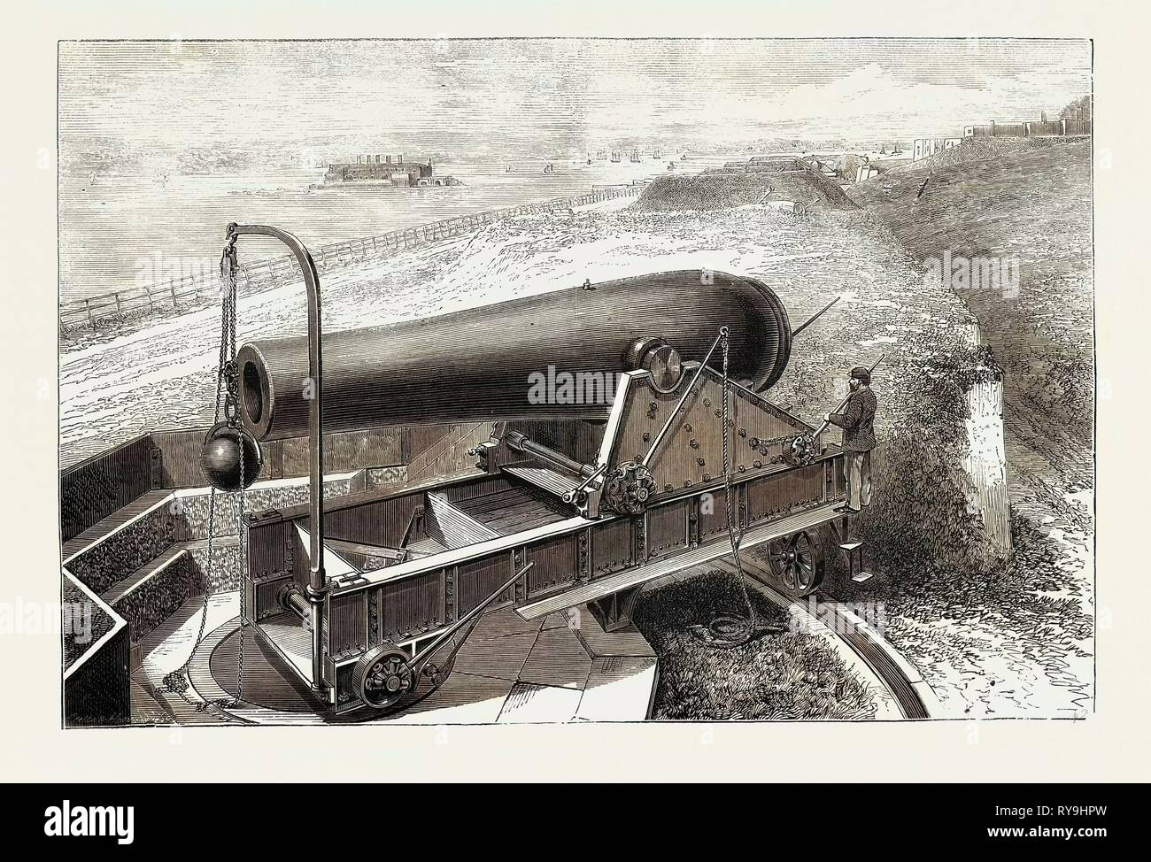 American Artillery: The New 20 Inch Rodman Gun on Fort Hamilton, New ...