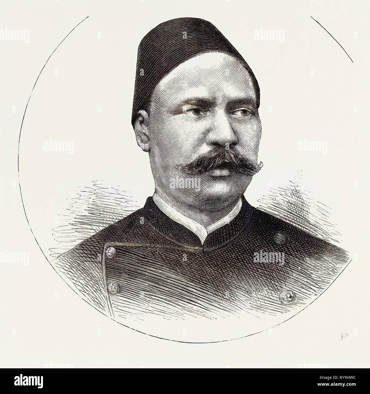 Arabi Pasha, Egyptian Minister for War and Leader of the National Party Stock Photo