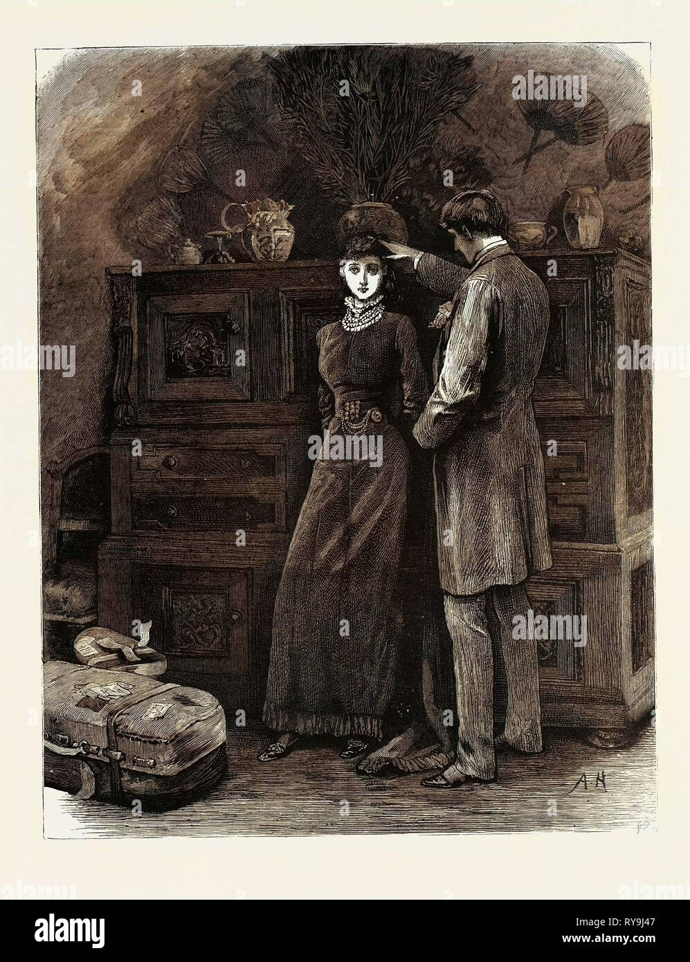Kit, a Memory, 'I Am Afraid, My Darling, You Have Little Else to Be Thankful for Stock Photo