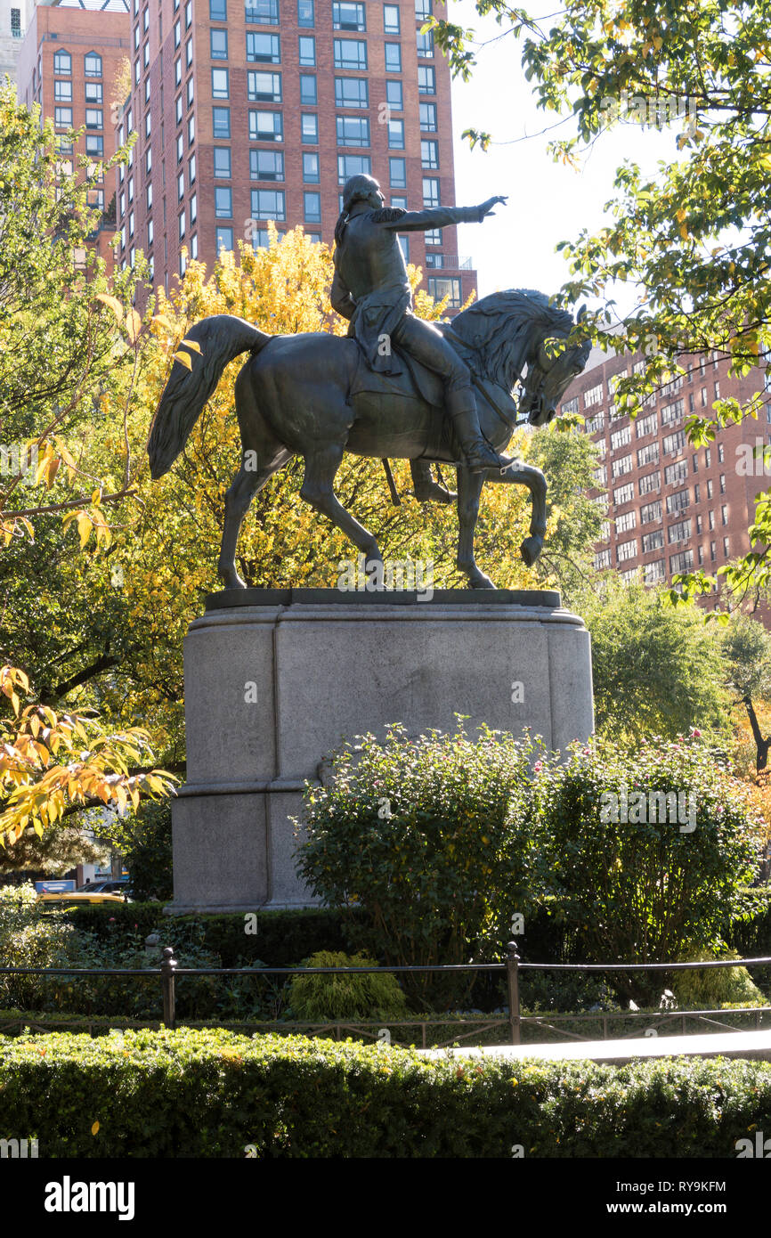 Washington Statue, Union Square Park, NYC Stock Photo Alamy