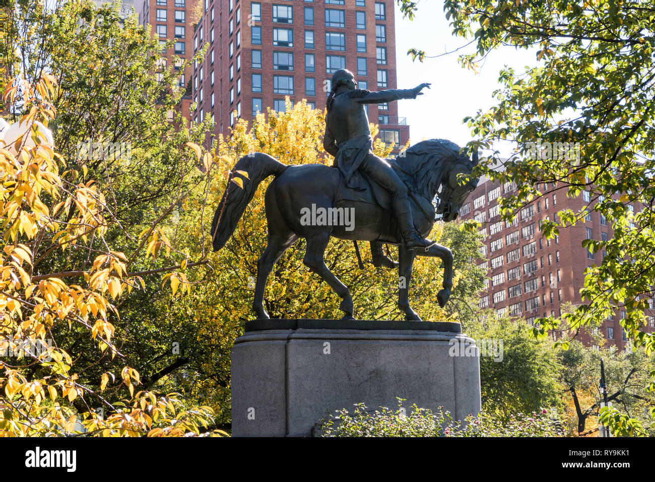 Washington Statue, Union Square Park, NYC Stock Photo Alamy