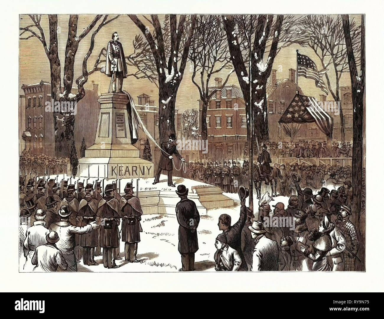 Major philip kearny monument hi-res stock photography and images - Alamy