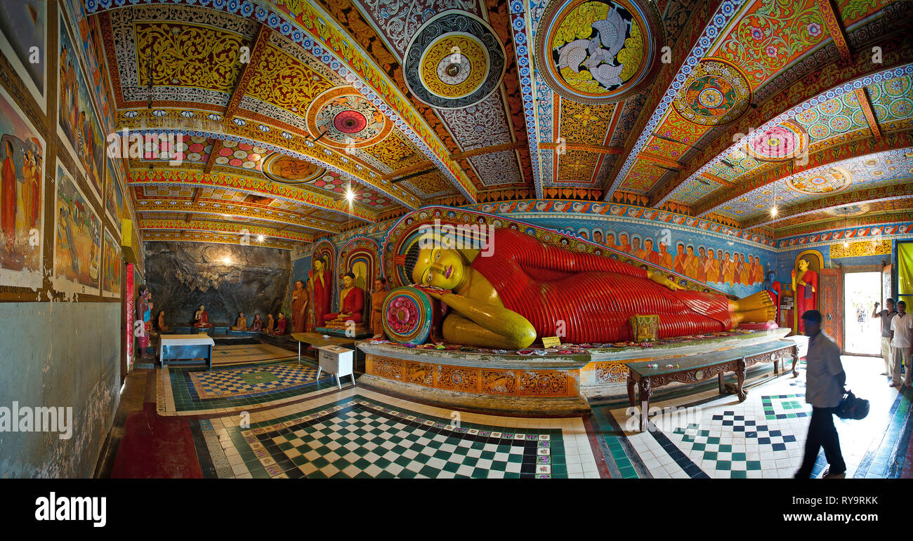 Anuradhapura, Sri Lanka: Isurumuniya Rock Temple Stock Photo