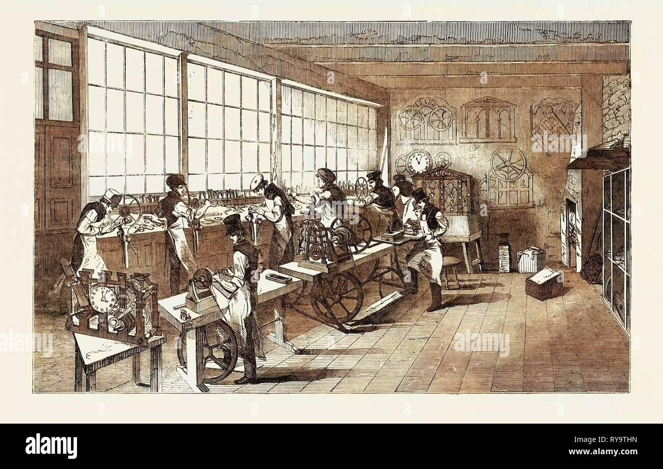 Clerkenwell Clock Factory The TurretClock Shop, UK Stock Photo Alamy