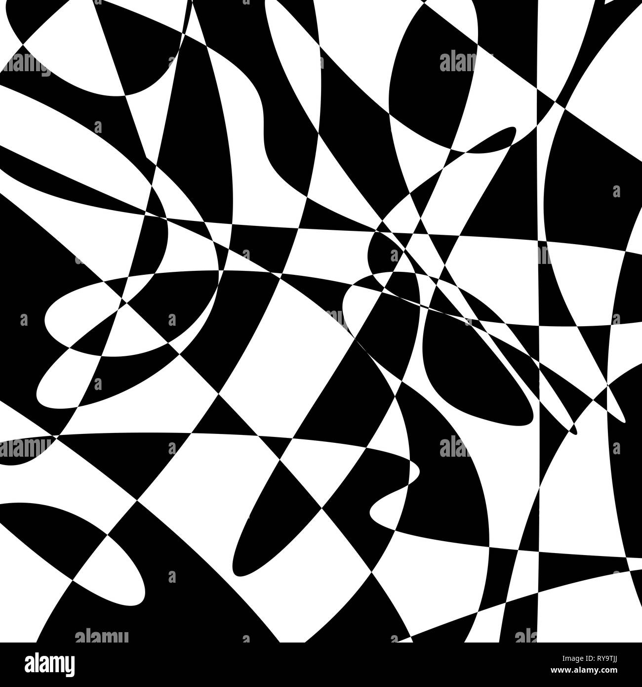 Abstract black and white background with a geometric pattern Stock ...