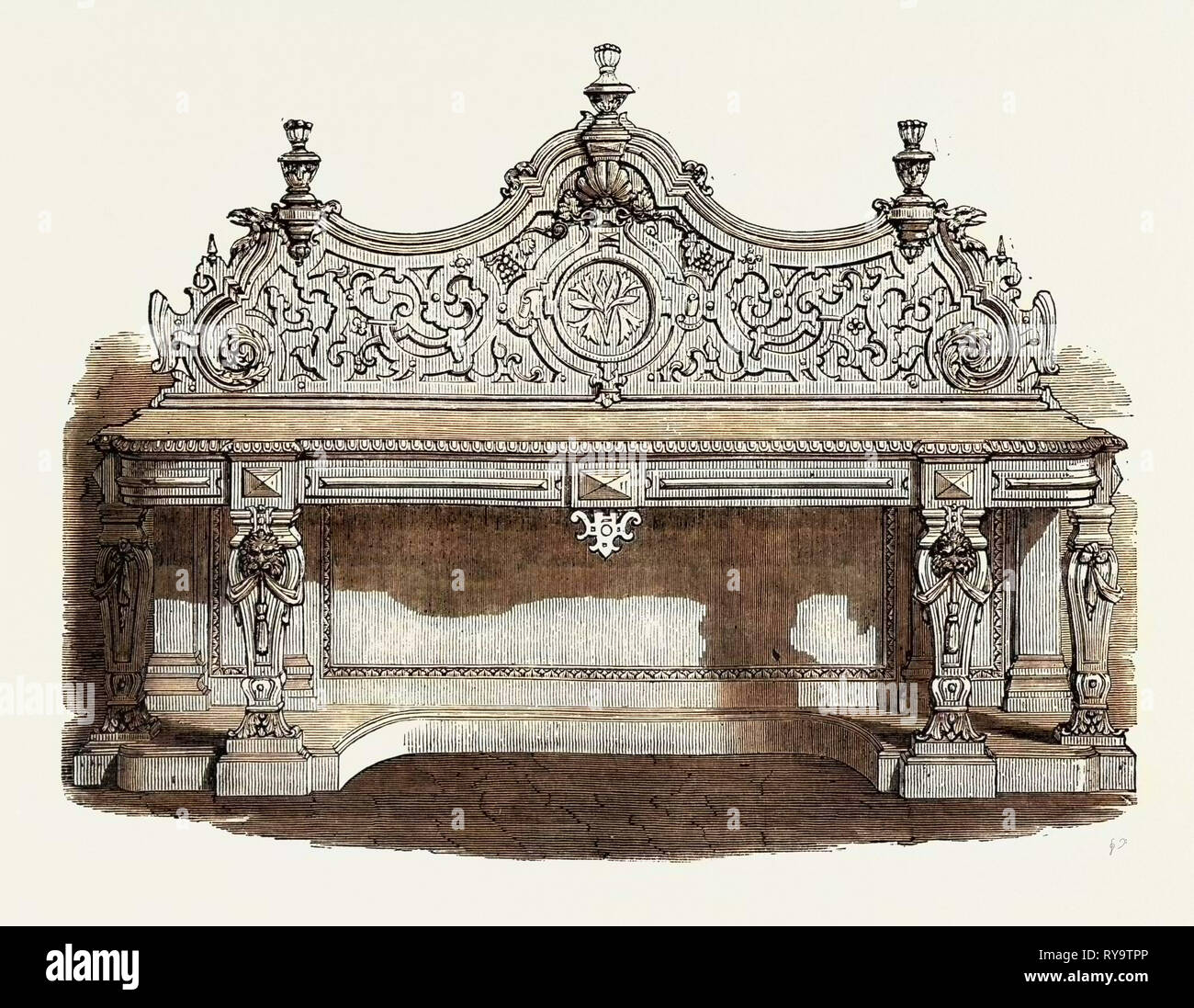 Antique sideboard hi-res stock photography and images - Alamy
