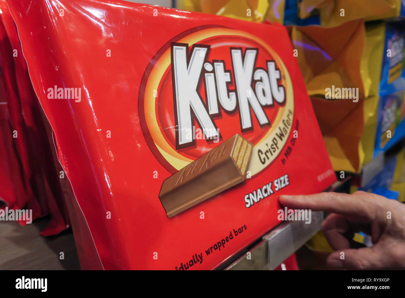 Hershey's Chocolate World Times Square, New York City, USA Stock Photo