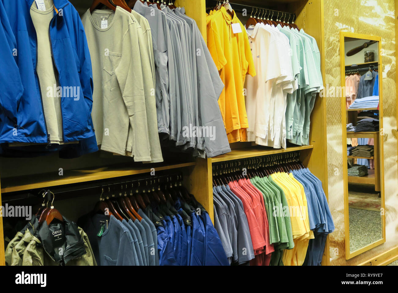 Orvis Fifth Avenue Store Interior, New York City, USA Stock Photo Alamy