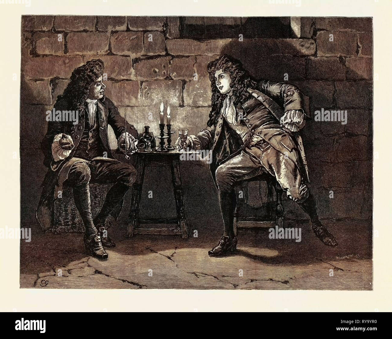 Dorothy Forster: And They Would Talk Drink and Smoke Tobacco Till the Prisoner Was Sleepy Stock Photo