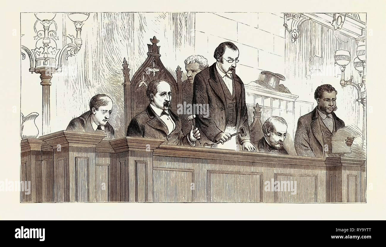 The Dual Government in South Carolina The Two Rival Speakers Presiding