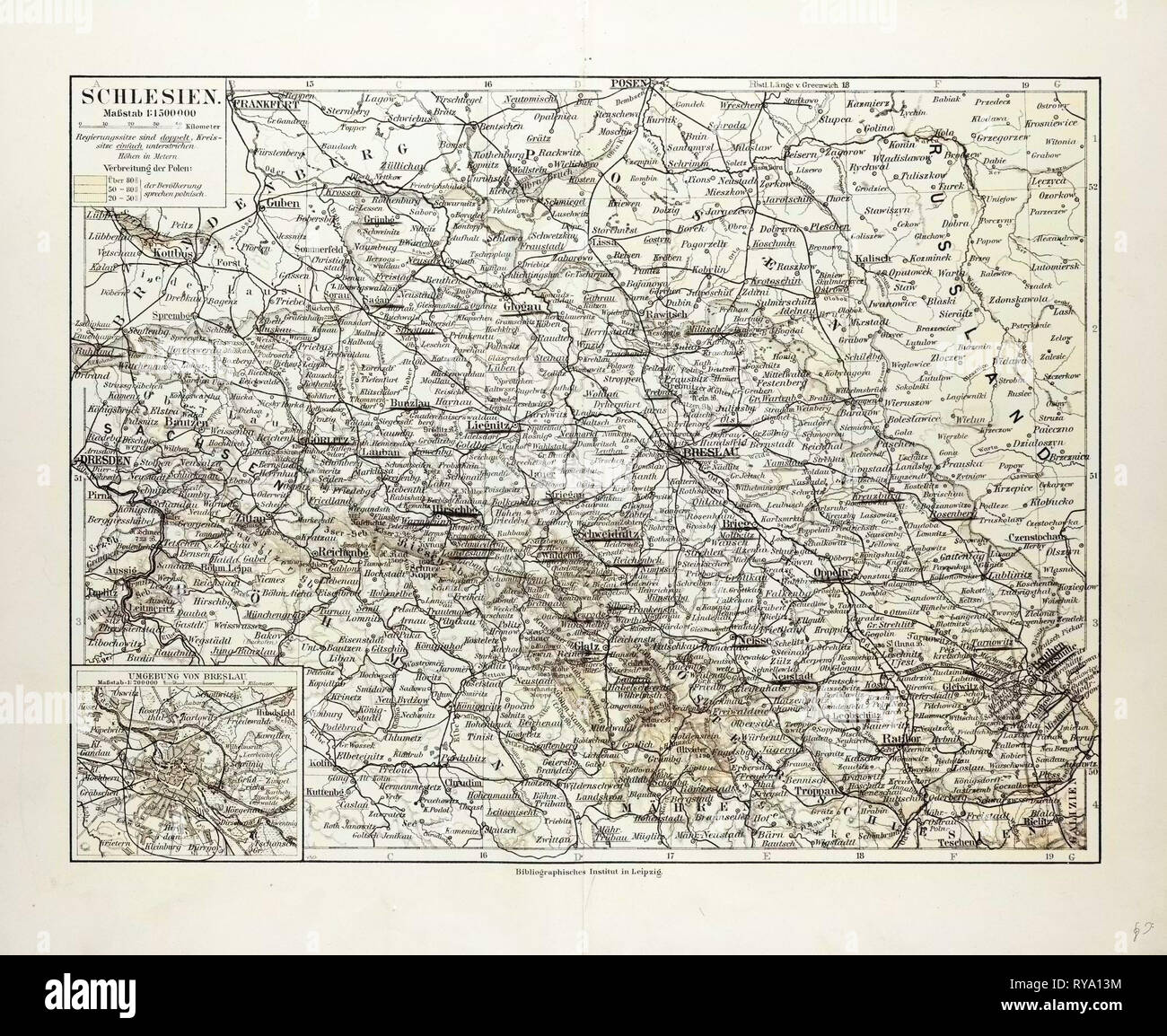 map-of-silesia-poland-1899-stock-photo-alamy