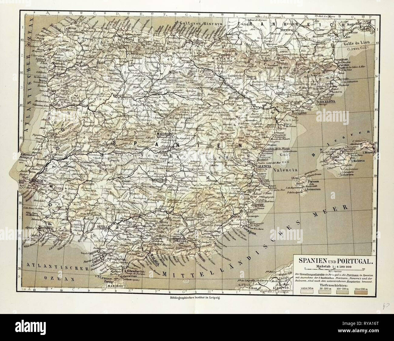 Digital political map of Portugal 1460