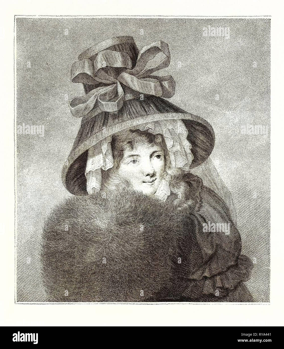Maria Leigh Mrs. Wheatley As Winter ' Bless My Soul How Cold It is Stock Photo