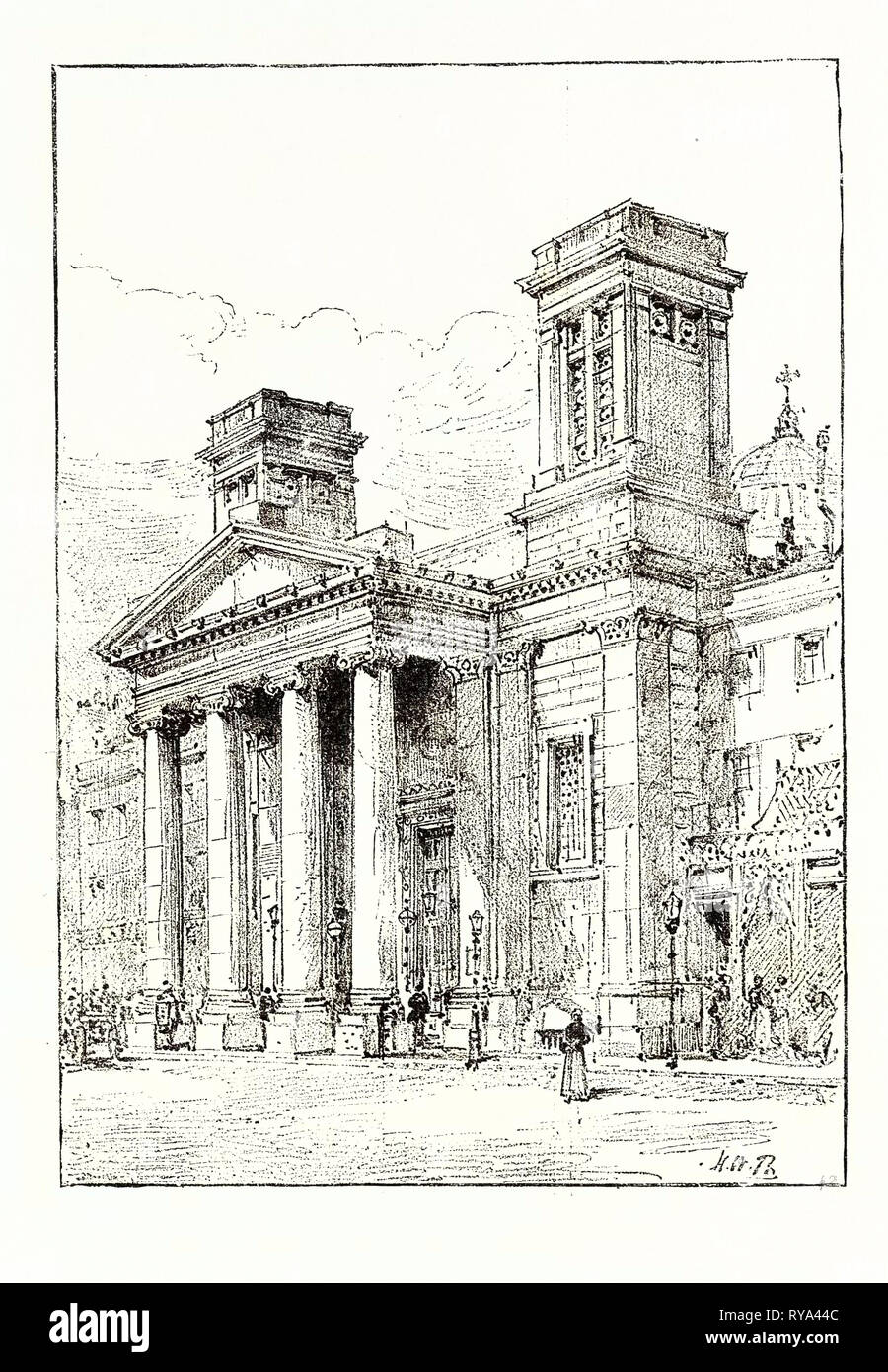 Hanover Chapel Regent Street London which It is Proposed to Demolish UK Stock Photo