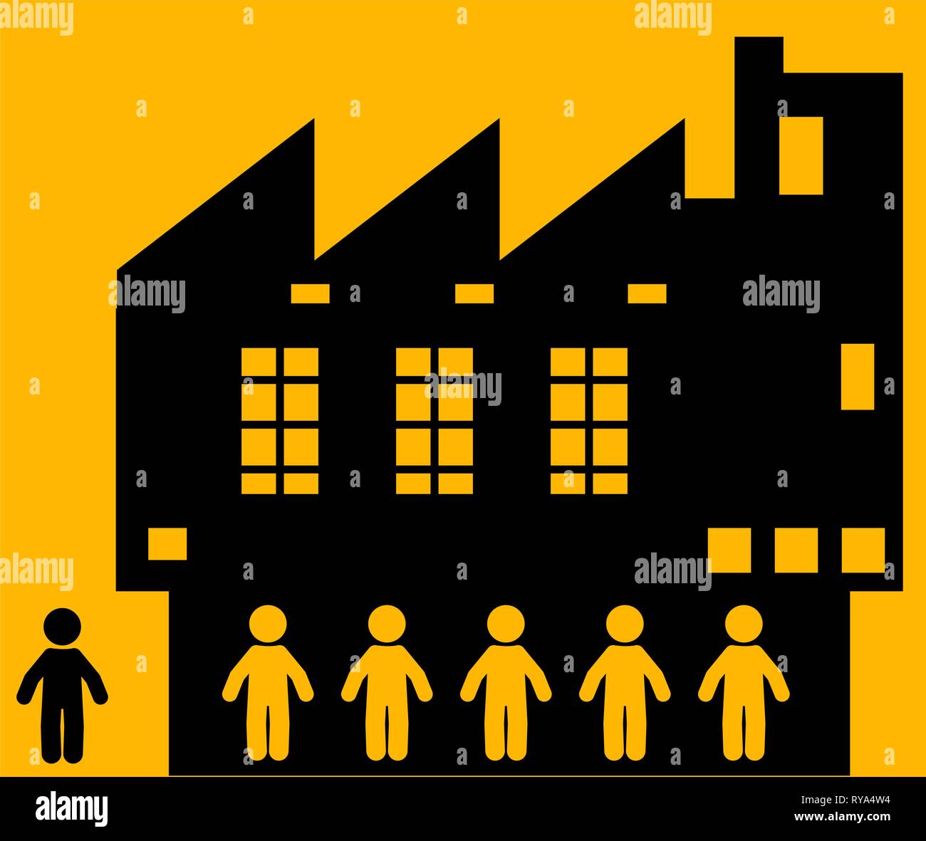 Industrial Workers Cartoon High Resolution Stock Photography and Images