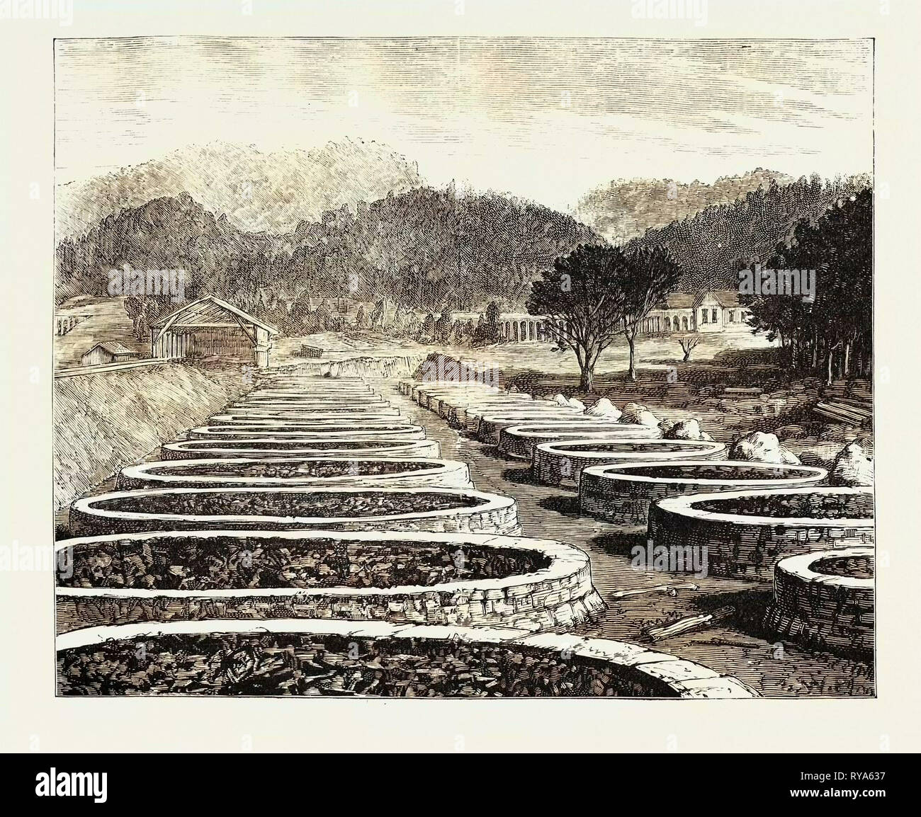 Middlesborough Kentucky Charcoal Furnace USA Stock Photo Alamy