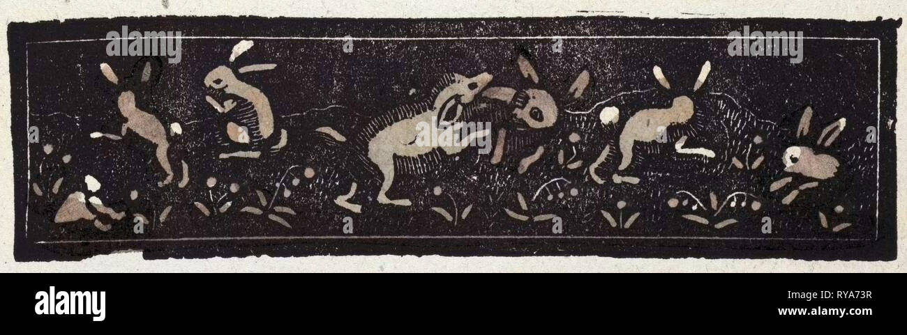 Illustration of English Tales Folk Tales and Ballads. Rabbits Stock ...