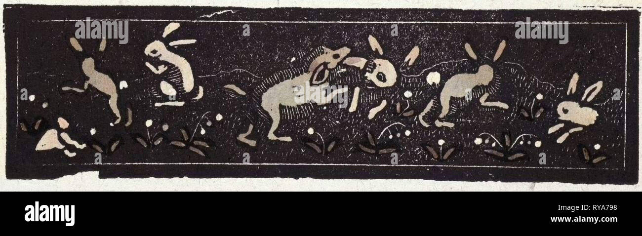 Illustration of English Tales Folk Tales and Ballads. Rabbits Stock ...