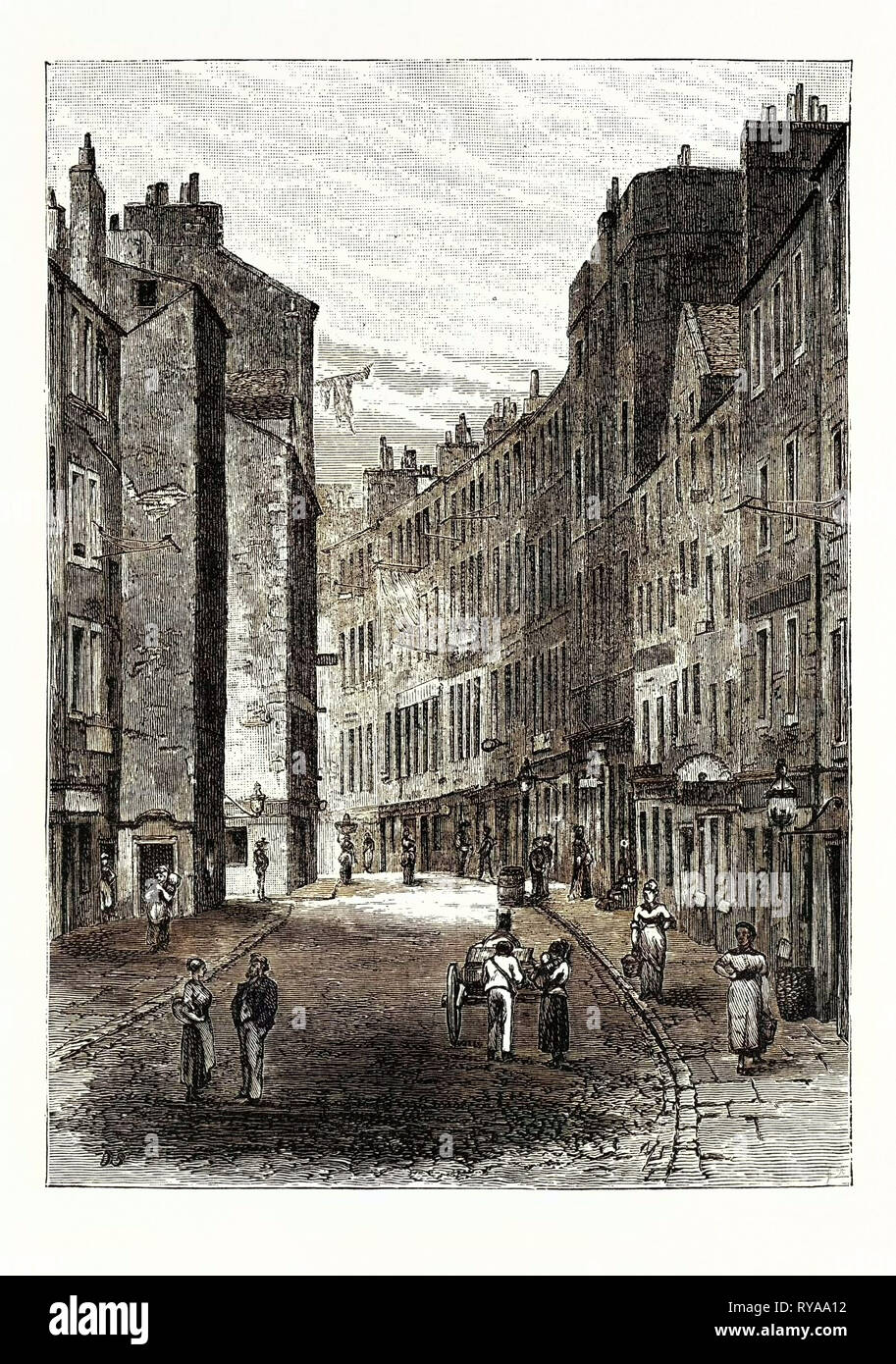 Edinburgh: Tolbooth Wynd Leith Stock Photo