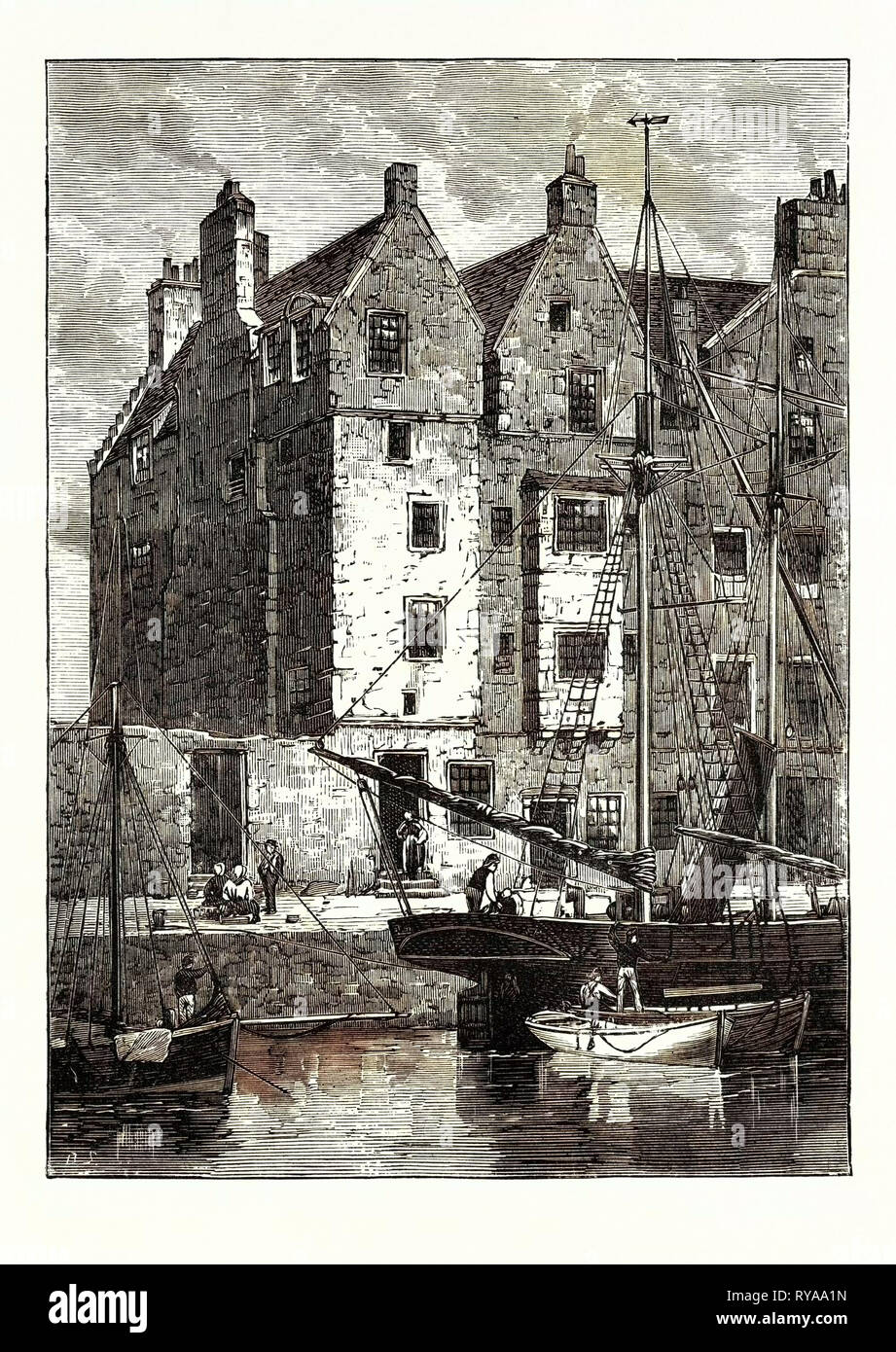 Edinburgh The Ancient Council Chamber Coal Hill Leith Stock Photo Alamy