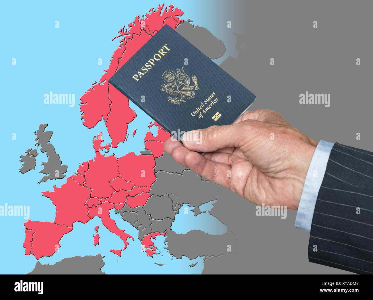 Border zone map hi-res stock photography and images - Alamy