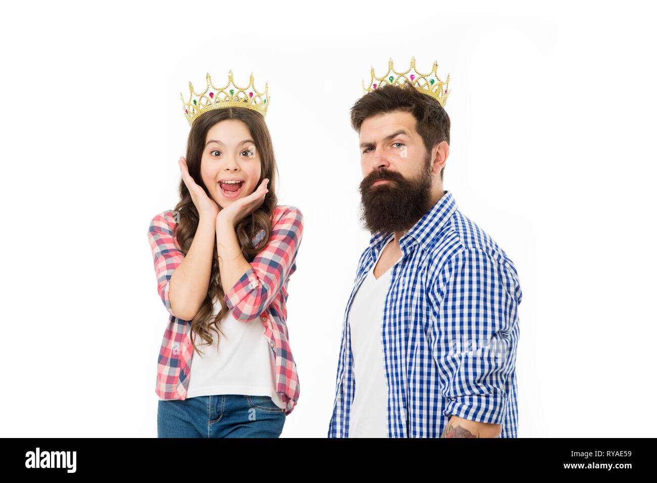 She Is My Little Princess Bearded Man Proud Of His Daughter Man