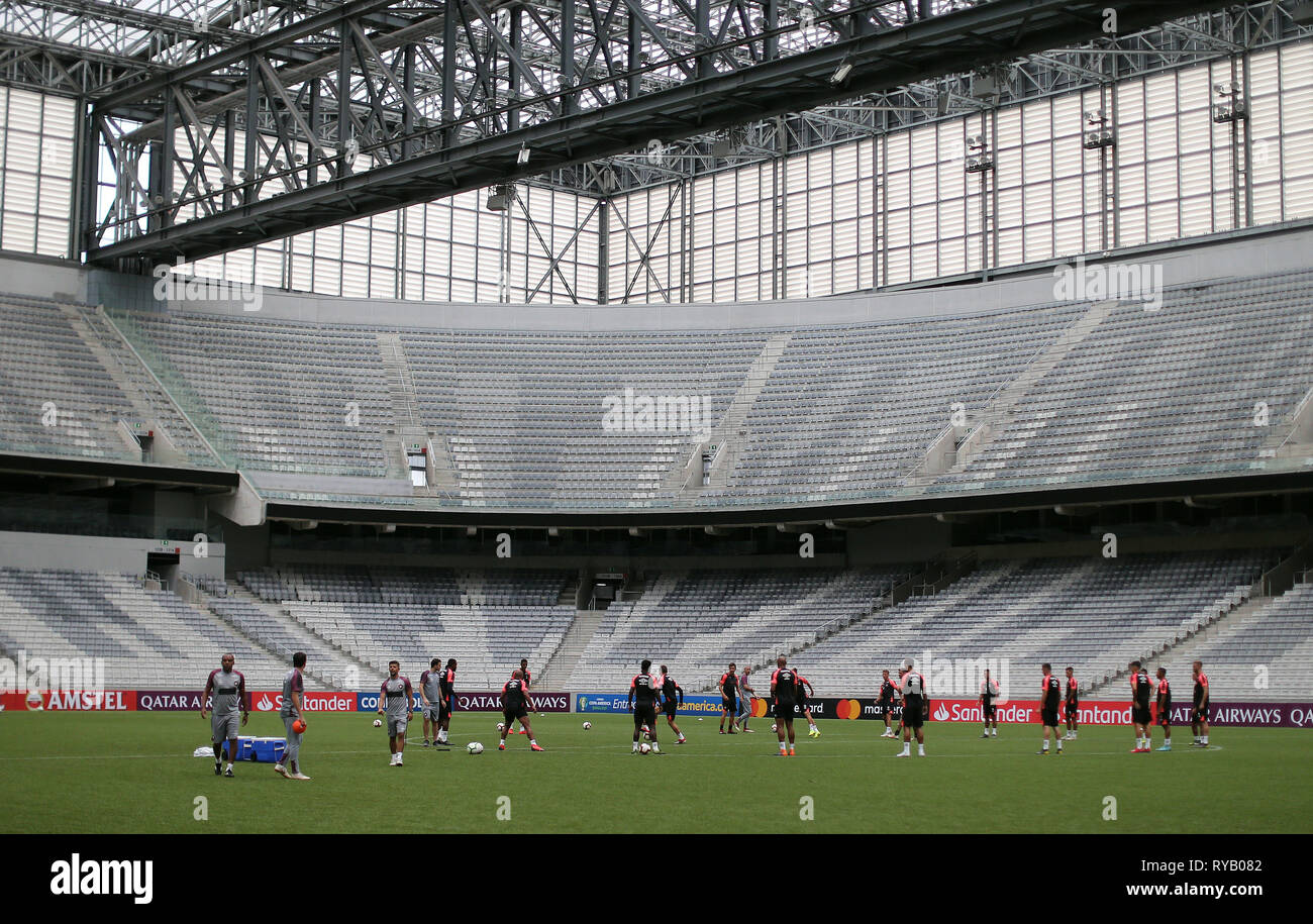 Curitiba Brazil 13th Mar 2019 Players During Athletico Paranaense Training Held At The Arena Da Baixada In Curitiba Pr The Team Debut At Home In Conmebol Libertadores De America Tomorrow 14 Against
