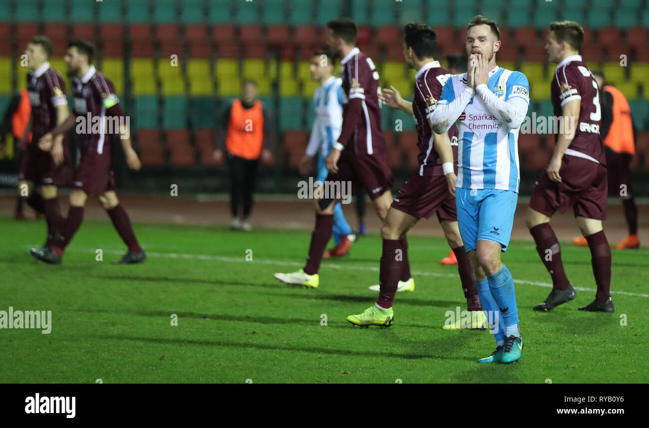 13 March 2019, Berlin Soccer Regionalliga